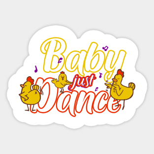 Baby Just Dance Sticker